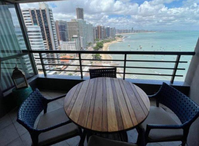 Flat Iate Plaza Na Beira Mar Com Vista Mar Apartment ฟอร์ตาเลซา ภายนอก รูปภาพ