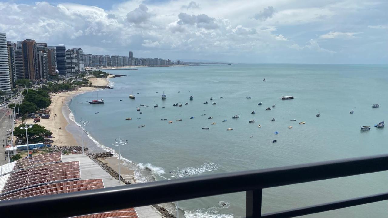 Flat Iate Plaza Na Beira Mar Com Vista Mar Apartment ฟอร์ตาเลซา ภายนอก รูปภาพ