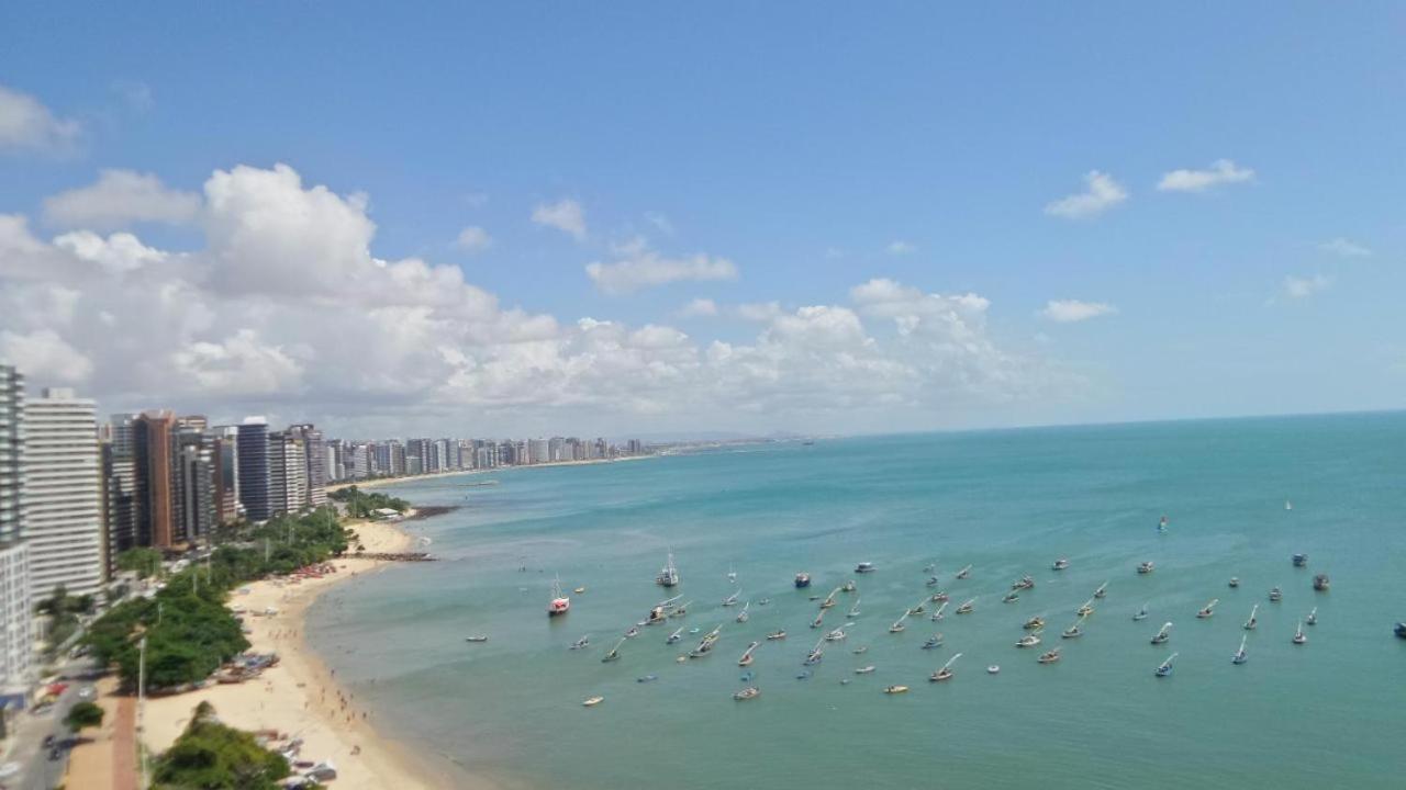 Flat Iate Plaza Na Beira Mar Com Vista Mar Apartment ฟอร์ตาเลซา ภายนอก รูปภาพ